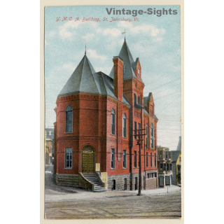 Saint Johnsbury / USA: Y.M.C.A. Building (Vintage PC ~1900s/1910s)