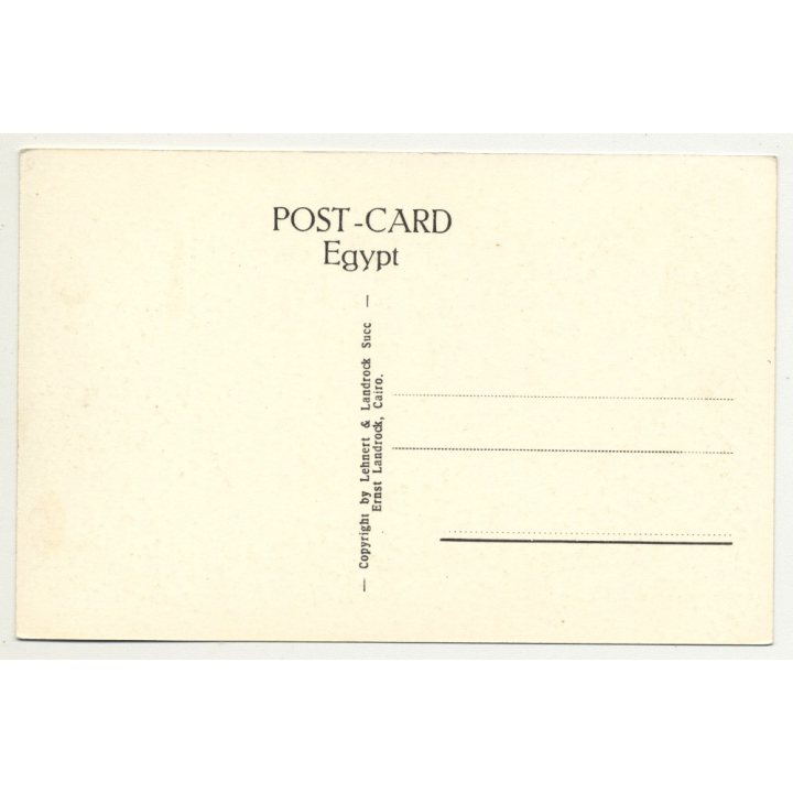 Lehnert & Landrock: Cairo - The Mosque Kait Bey (Vintage RPPC 1920s/1930s)