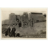Lehnert & Landrock: Thebes - Medinet Habu - Temple Ramses III. (Vintage RPPC 1920s/1930s)