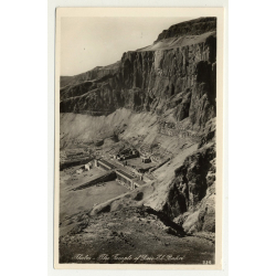 Lehnert & Landrock: Thebes -Temple Of Deir-El-Bahri (Vintage RPPC 1920s/1930s)