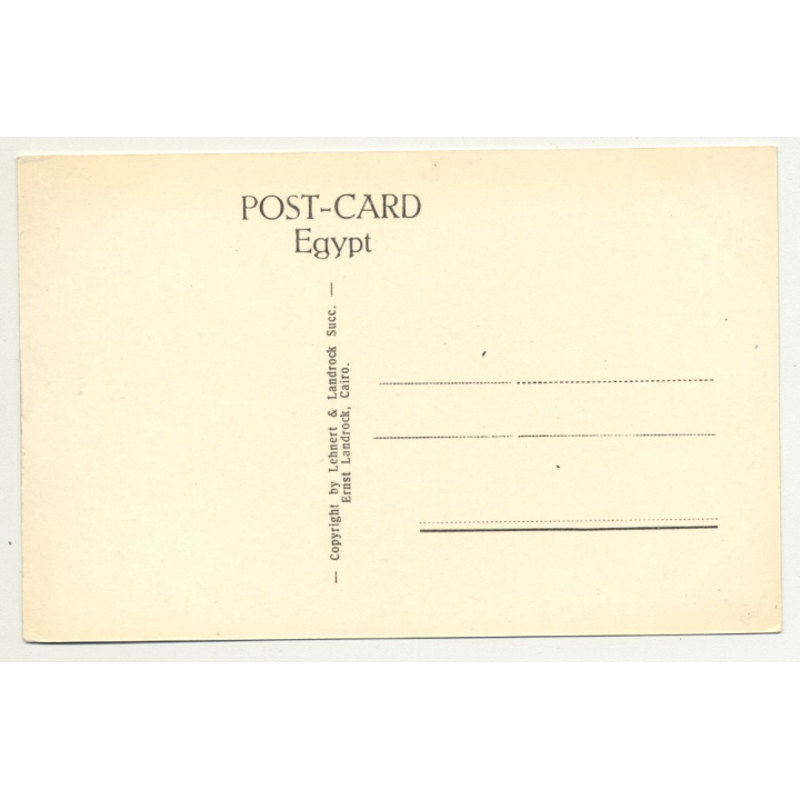 Lehnert & Landrock: Thebes -Temple Of Deir-El-Bahri (Vintage RPPC 1920s/1930s)