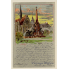 R. Carloforti: Leipzig - Mendebrunnen (Vintage PC 1898)