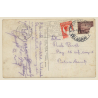 Bucarest / Romania: Villa Minovici (Vintage RPPC ~1910s/1920s)