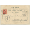 Basel: St. Johanns Tor - Casino - Bahnhof (Vintage PC Litho 1899)