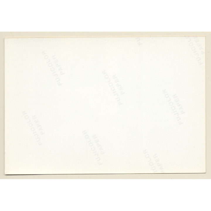 Slim Black Nude On Blanket / Rear View - Butt (Vintage Photo France ~1980s)