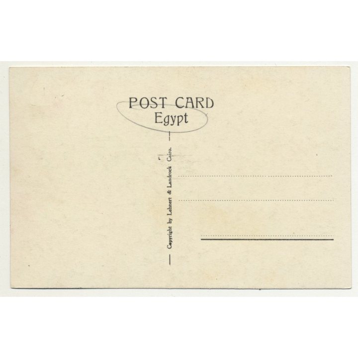 Lehnert & Landrock: Cairo - Bedouin Camp (Vintage RPPC 1920s/1930s)