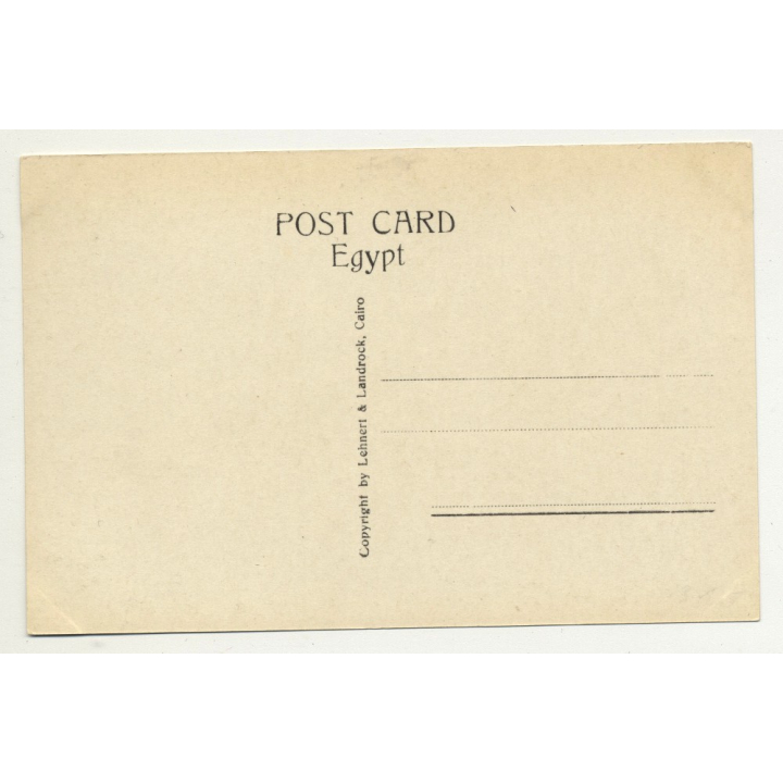 Lehnert & Landrock: Karnak - Temple Of Amen Ra & Sacred Lake (Vintage RPPC 1920s/1930s)