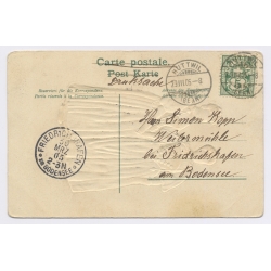 2 Frauen In Berner Trachten / Traditional Costume - Garb (Vintage Embossed PC  1905)
