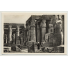 Lehnert & Landrock: Luxor Temple - Forecourt & Statues Of Ramses II (Vintage RPPC 1920s/1930s)