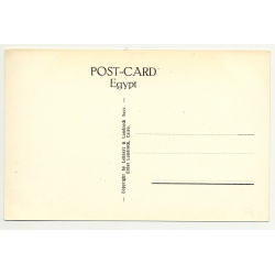 Lehnert & Landrock: Luxor Temple - Forecourt & Statues Of Ramses II (Vintage RPPC 1920s/1930s)