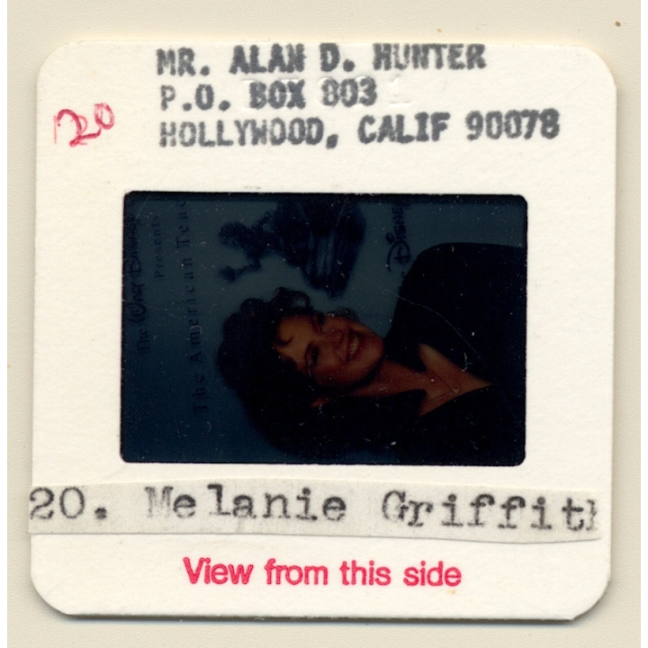 Melanie Griffith / Hollywood Actress (Vintage Press Diapositive ~1980s)