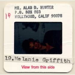 Melanie Griffith*2 / Hollywood Actress (Vintage Press Diapositive ~1980s)