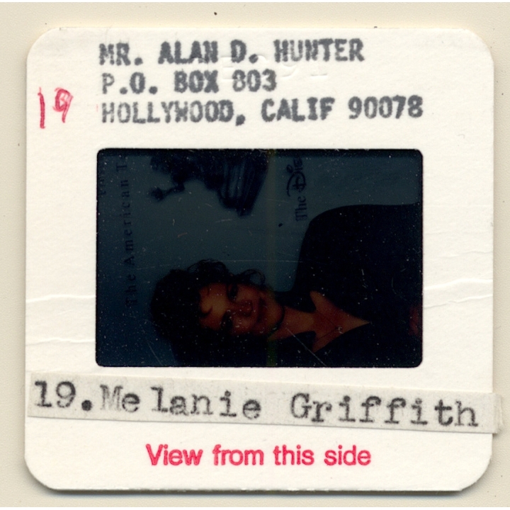 Melanie Griffith*2 / Hollywood Actress (Vintage Press Diapositive ~1980s)
