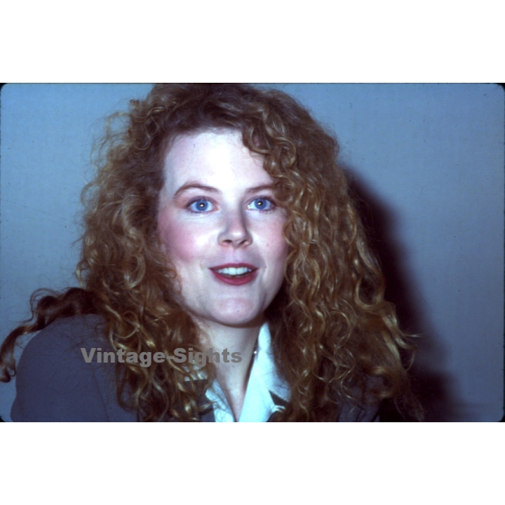 Nicole Kidman / Hollywood Actress (Vintage Press Diapositive ~1980s)