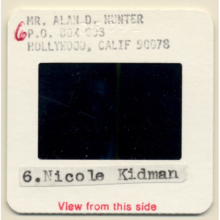 Nicole Kidman / Hollywood Actress (Vintage Press Diapositive ~1980s)