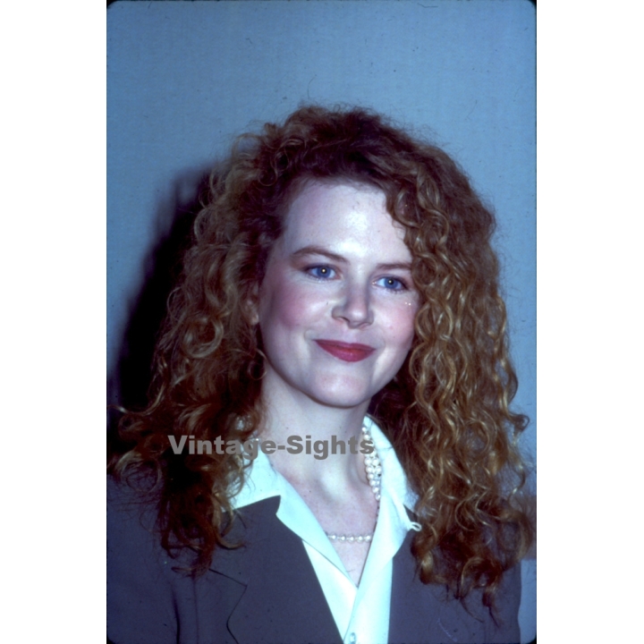 Nicole Kidman*2 / Hollywood Actress  (Vintage Press Diapositive ~1980s)