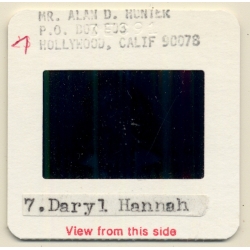 Daryl Hannah*2 / Hollywood Actress (Vintage Press Diapositive ~1980s)