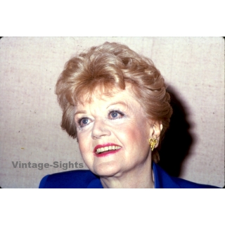 Angela Lansbury / Hollywood Actress (Vintage Press Diapositive ~1980s)