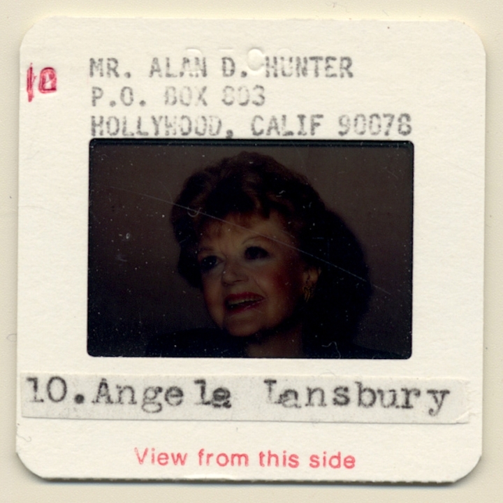 Angela Lansbury / Hollywood Actress (Vintage Press Diapositive ~1980s)