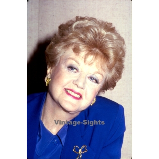 Angela Lansbury*2 / Hollywood Actress (Vintage Press Diapositive ~1980s)