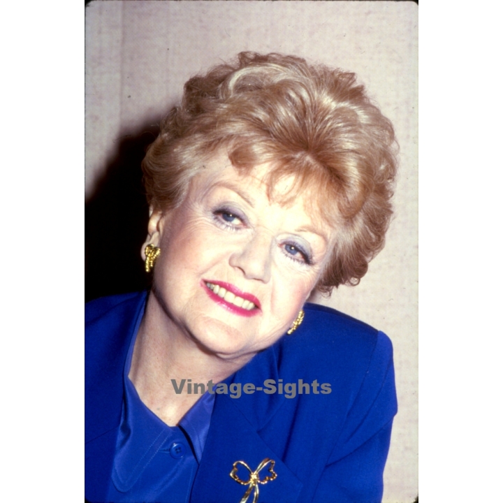 Angela Lansbury*2 / Hollywood Actress (Vintage Press Diapositive ~1980s)