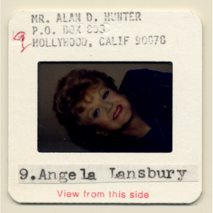 Angela Lansbury*2 / Hollywood Actress (Vintage Press Diapositive ~1980s)