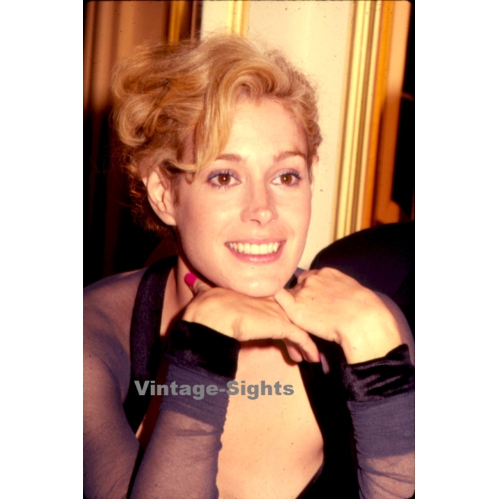 Sean Young / Hollywood Actress (Vintage Press Diapositive ~1990s)