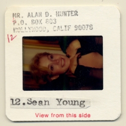 Sean Young / Hollywood Actress (Vintage Press Diapositive ~1990s)