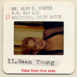 Sean Young*2 / Hollywood Actress (Vintage Press Diapositive ~1990s)