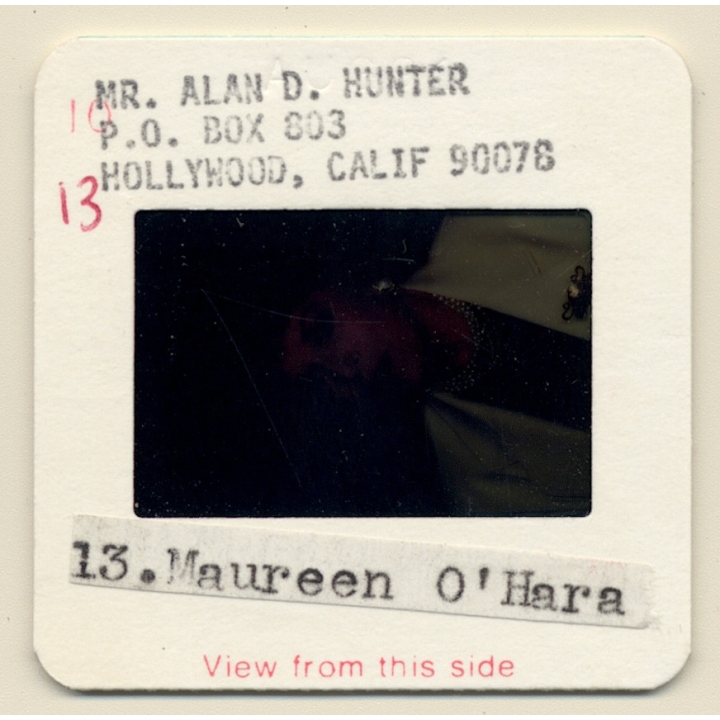 Maureen O'Hara*2 / Hollywood Actress (Vintage Press Diapositive ~1990s)