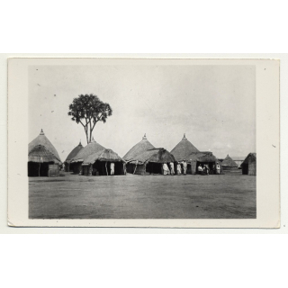 Lehnert & Landrock: Bedouin Village - Egypt (Vintage RPPC ~1920s/1930s)