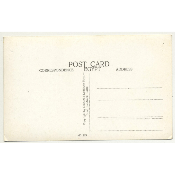 Lehnert & Landrock: Bedouin Village - Egypt (Vintage RPPC ~1920s/1930s)