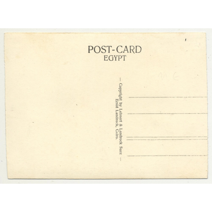 Lehnert & Landrock: Native Women Preparing Food (Vintage RPPC ~1920s/1930s)