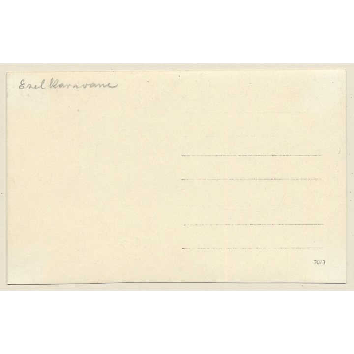 Rab / Croatia: Donkey Caravan (Vintage RPPC 1930s)