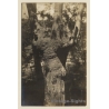 Pontoise / France: Large-Caliber Bullet Stuck In Tree - WW2 (Vintage RPPC 1930s/1940s)