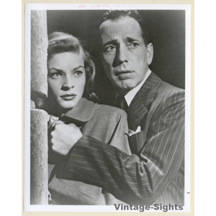 Lauren Bacall & Humphrey Bogart In 'Dark Passage' (Vintage Press Photo/Movie Still)