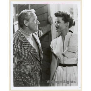 Katharine Hepburn & Spencer Tracy In 'Pat And Mike' (Vintage Press Photo/Movie Still)