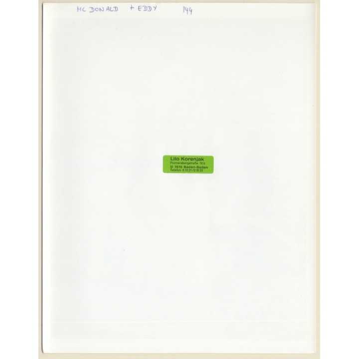 Jeanette MacDonald & Nelson Eddy  In 'Sweethearts' (Vintage Press Photo/Movie Still)