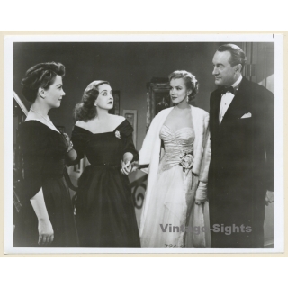 Anne Baxter, Bette Davis, Marylin Monroe & George Sanders In 'All About Eve' (Vintage Press Photo/Movie Still)