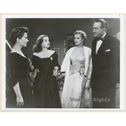 Anne Baxter, Bette Davis, Marylin Monroe & George Sanders In 'All About Eve' (Vintage Press Photo/Movie Still)