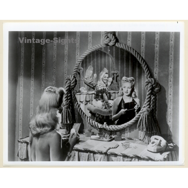 Betty Grable & Carmen Miranda In 'Springtime In The Rockies' (Vintage Press Photo/Movie Still)