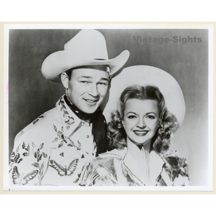 Dale Evans & Roy Rogers - King Of The Cowboys (Vintage Press Photo/Movie Still)