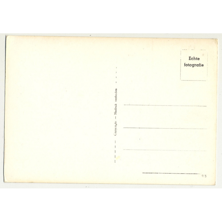 Blonde Pin Up Girl In One Pieces Swimsuit / Dunes (Vintage RPPC ~1960s)