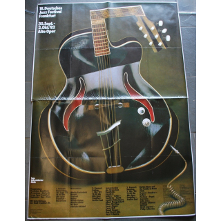 18. Deutsches Jazz Festival Frankfurt 1982..Don Cherry..Mangelsdorff..(Vintage Jazz Concert Poster)