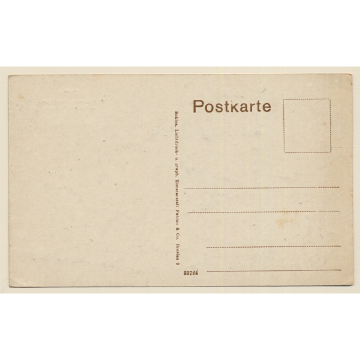 Suhl: Kirchberg, Hauptkirche & Krieger Denkmal (Vintage PC ~1910s)