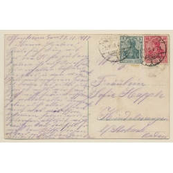 Pforzheim: Schwarzwaldstrasse (Vintage PC 1918)