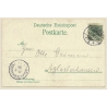 Heidelberg / Germany: Schlosshof (Vintage PC Litho 1898)