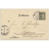 Nürnberg: Panorama Von Der Lorenzkirche / Wappen (Vintage PC Litho 1898)