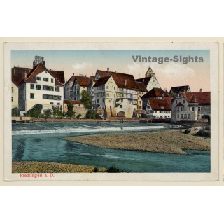 Riedlingen an der Donau: Teilansicht (Vintage PC 1921)