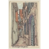 Freiburg im Breisgau: Präsenzgässle (Vintage Artist PC 1944)